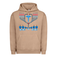 Pigment Burro jewish hanukkah chanukah doctor medical menorah  gifts Urban Hoodie - trangStudio