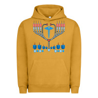 Pigment Peanut Butter jewish hanukkah chanukah doctor medical menorah  gifts Urban Hoodie - trangStudio