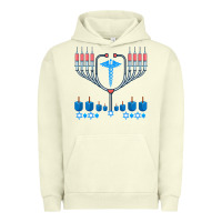 Pigment Pistachio jewish hanukkah chanukah doctor medical menorah  gifts Urban Hoodie - trangStudio