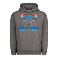 Pigment Tornado jewish hanukkah chanukah doctor medical menorah  gifts Urban Hoodie - trangStudio