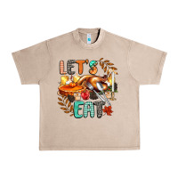French Oak lets eat Urban Heavy Tee - CowGirlArtShop