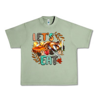 Oil Green lets eat Urban Heavy Tee - CowGirlArtShop