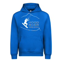 Cobalt Kiteboarding Hood River Oregon, Kitesurfing Urban Hoodie - trangStudio