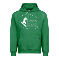 Emerald Kiteboarding Hood River Oregon, Kitesurfing Urban Hoodie - trangStudio