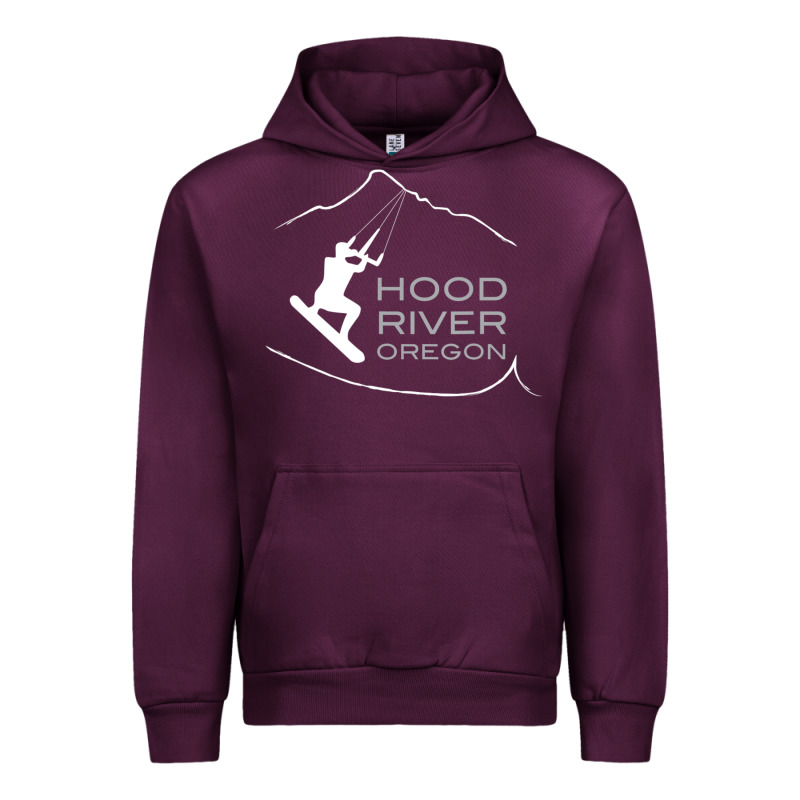Kiteboarding Hood River Oregon, Kitesurfing Urban Hoodie by trangStudio | Teevron