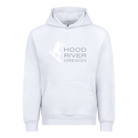 White Kiteboarding Hood River Oregon, Kitesurfing Urban Hoodie - trangStudio