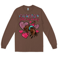 Chestnut cowboy take me away Long Sleeve Tee - OliviaCreatesArt