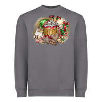 Storm Christmas Elf Heavyweight Sweatshirt - CowhideDigitalArt
