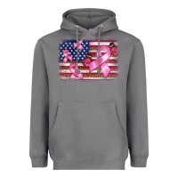 Storm breast cancer american flag background Heavyweight Hoodie - BarkalooDesign