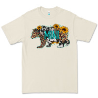 Bone baby bear mini sunflowers leopard cowhide mother's day Premium Tee - Jasminsmagicworld