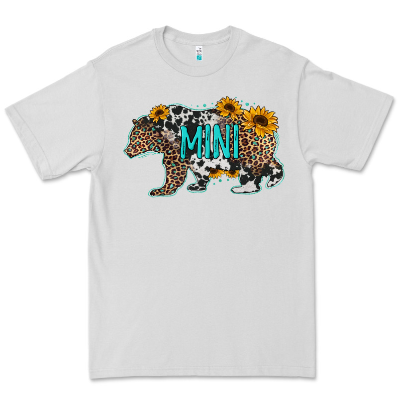 Baby Bear Mini Sunflowers Leopard Cowhide Mother's Day Premium Tee by Jasminsmagicworld | Teevron