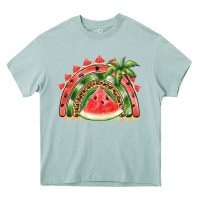 Watermelon Slice  Rainbow Heavy Core Tee | Teevron