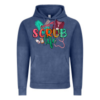 Vintage Denim Scrub life Vintage Hoodie - CowGirlArtShop