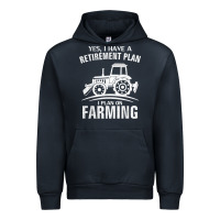 Navy Yes I Do Have A Retirement Plan Farming Funny Farmer Gift Urban Hoodie - trangStudio