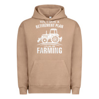 Pigment Burro Yes I Do Have A Retirement Plan Farming Funny Farmer Gift Urban Hoodie - trangStudio