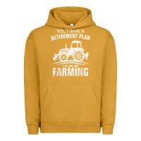 Pigment Peanut Butter Yes I Do Have A Retirement Plan Farming Funny Farmer Gift Urban Hoodie - trangStudio