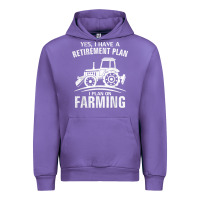 Tulip Yes I Do Have A Retirement Plan Farming Funny Farmer Gift Urban Hoodie - trangStudio