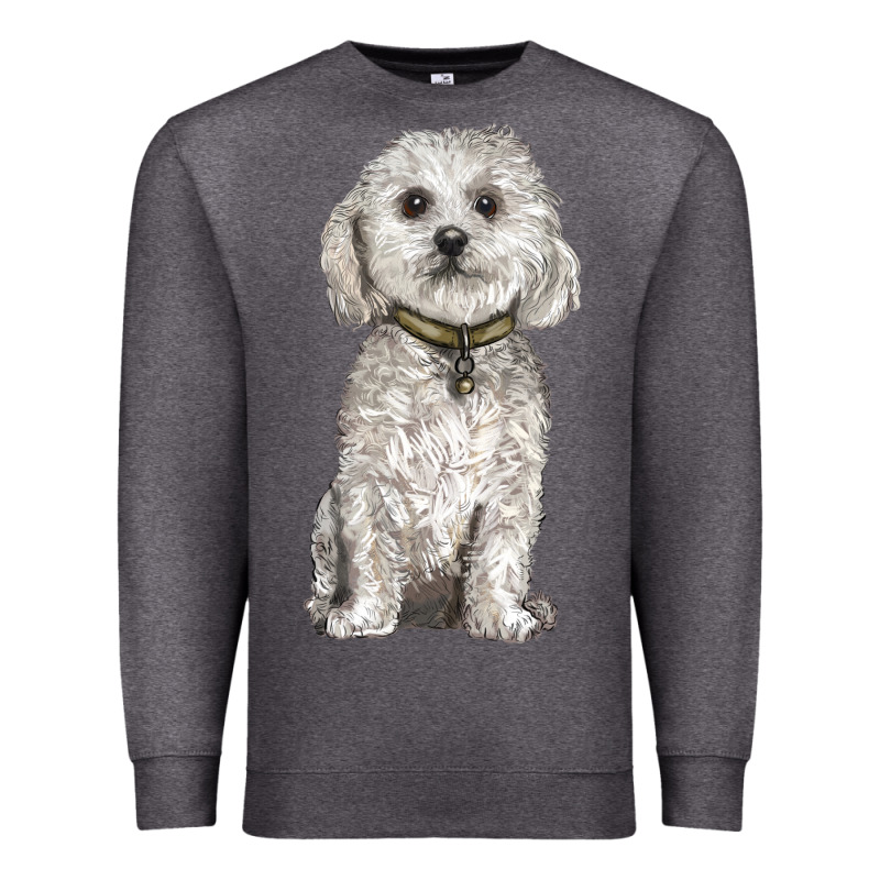Bichon Frise Dog Premium Sweatshirt by BarkalooDesign | Teevron