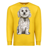 Lemon bichon frise dog Premium Sweatshirt - BarkalooDesign