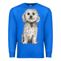 True Royal bichon frise dog Premium Sweatshirt - BarkalooDesign