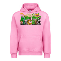 Fuchsia Pink one lucky teacher Urban Hoodie - AdoDesignShop