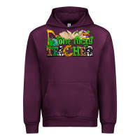 Mauve Wine one lucky teacher Urban Hoodie - AdoDesignShop