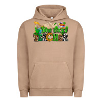 Pigment Burro one lucky teacher Urban Hoodie - AdoDesignShop