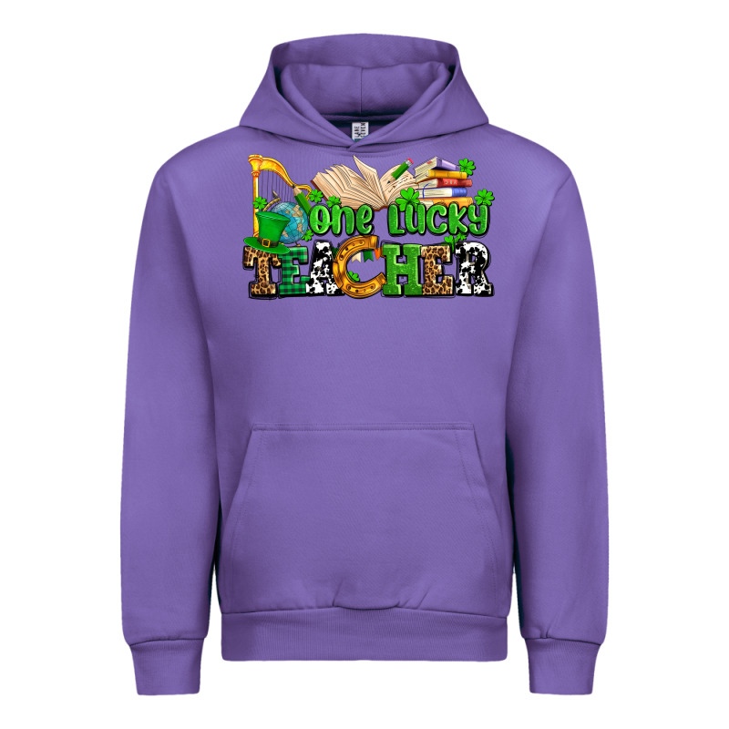 One Lucky Teacher Urban Hoodie by AdoDesignShop | Teevron
