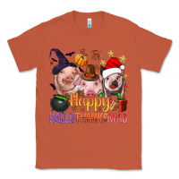 Copper Happy Hallothanksmas Pigs Classic Tee - NancyCooperArtShop