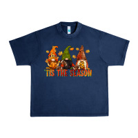 Navy tis the season gnomes Urban Heavy Tee - CowGirlArtShop