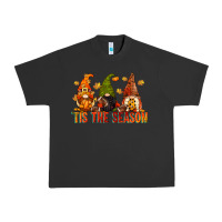 Pigment Black tis the season gnomes Urban Heavy Tee - CowGirlArtShop