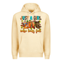 Pina Colada Just a girl who loves Fall Premium Hoodie - RanaPortraitStore