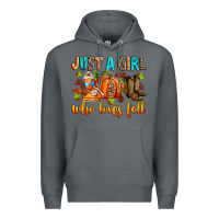Rock Just a girl who loves Fall Premium Hoodie - RanaPortraitStore