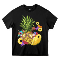 Black pineapple enjoying Heavy Core Tee - BarkalooDesign