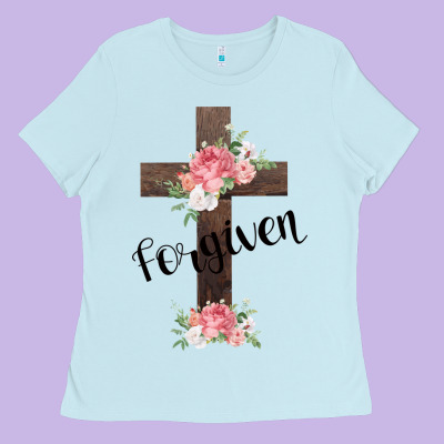 Forgiven Ladies Tee Designed By Bettercallsaul