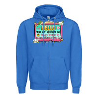 True Royal hello you are allowed to love books more than peop Zipper Hoodie - Artiststas