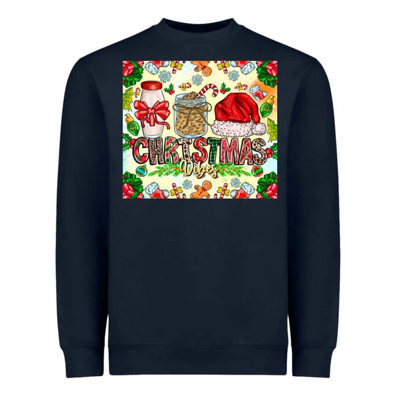 Christmas Vibes Heavyweight Sweatshirt by CowhideDigitalArt | Teevron