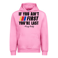 Fuchsia Pink ricky bobby if you aint first youre last Urban Hoodie - trangStudio