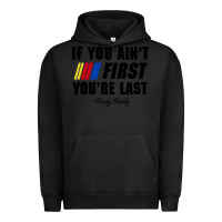 Pigment Black ricky bobby if you aint first youre last Urban Hoodie - trangStudio