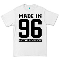 White Made In 96 24 Years Of Awesome Premium Tee - Bettercallsaul