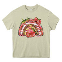 Mossy strawberry rainbow Heavy Core Tee - BarkalooDesign