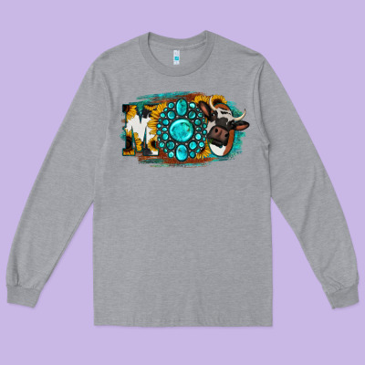 Moo Mothers Long Sleeve Tee Designed By Jasminsmagicworld