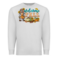 Dove Grey welcome fall gnome Premium Sweatshirt - BarkalooDesign