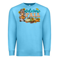 Ocean Blue welcome fall gnome Premium Sweatshirt - BarkalooDesign