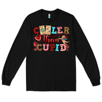 Black cooler than cupid Long Sleeve Tee - OliviaCreatesArt