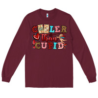 Burgundy cooler than cupid Long Sleeve Tee - OliviaCreatesArt