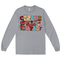 Heather Grey cooler than cupid Long Sleeve Tee - OliviaCreatesArt