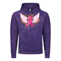 Cloud Purple Cancer ribbon angel wings Cancer Awareness Vintage Hoodie - HowdyJamesFarm