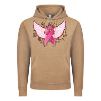 Vintage Coffee Cancer ribbon angel wings Cancer Awareness Vintage Hoodie - HowdyJamesFarm