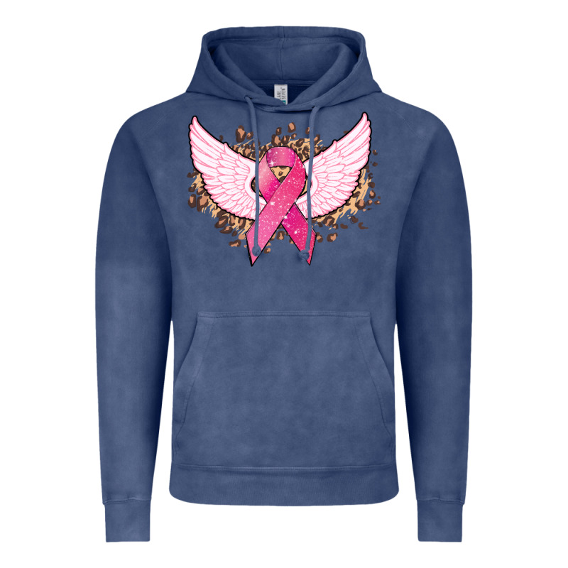 Cancer Ribbon Angel Wings Cancer Awareness Vintage Hoodie by HowdyJamesFarm | Teevron